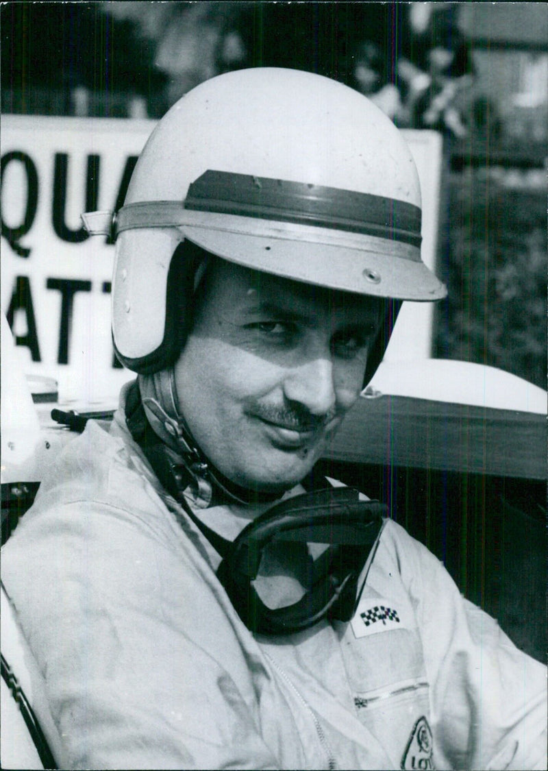 British Racing Driver David Preston - Vintage Photograph