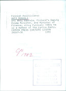 Finnish Politicians: AHTI PEKKALA OPS - Vintage Photograph