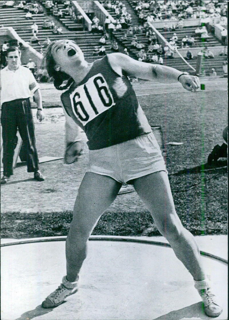 Soviet Athlete Tamara Press - Vintage Photograph