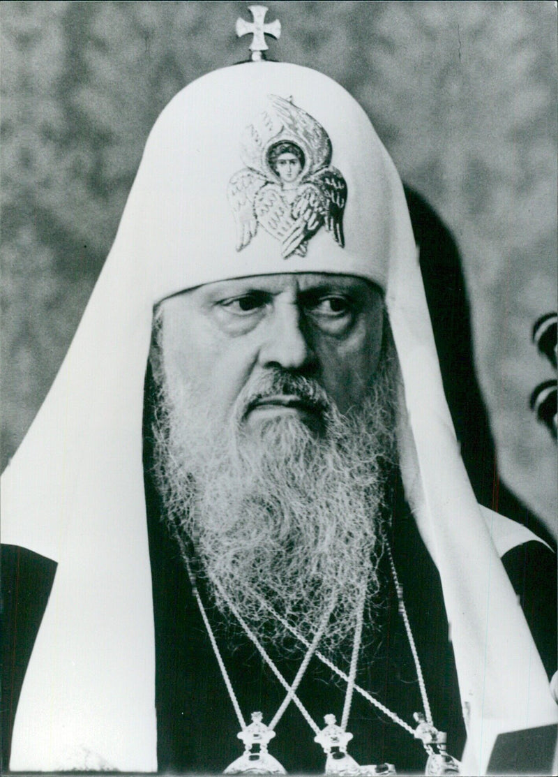 Soviet Churchmen: PATRIARCH PIMEN OPS - Vintage Photograph