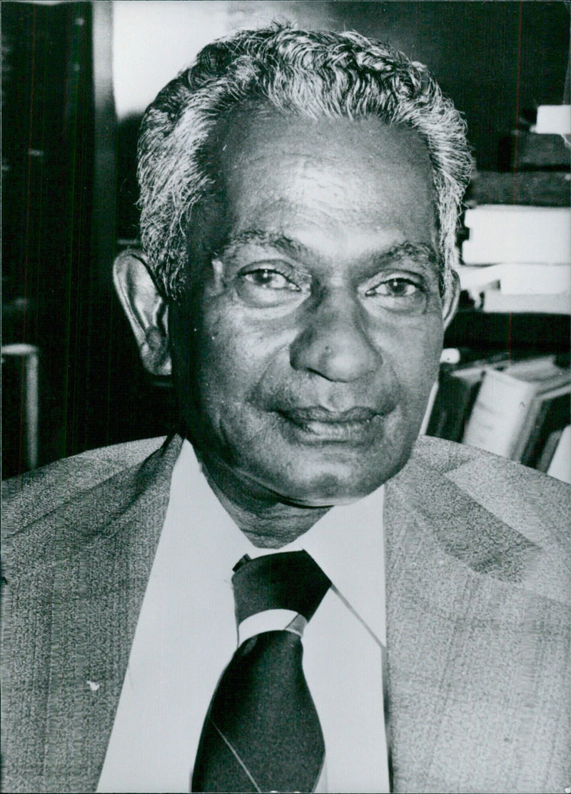 M.V. Pillay, Attorney-General of Fiji - Vintage Photograph