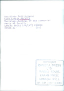 Brazilian Politicians: LUIS CARLOS PRESTES Secretary-General of the Communist Party of Brazil. - Vintage Photograph