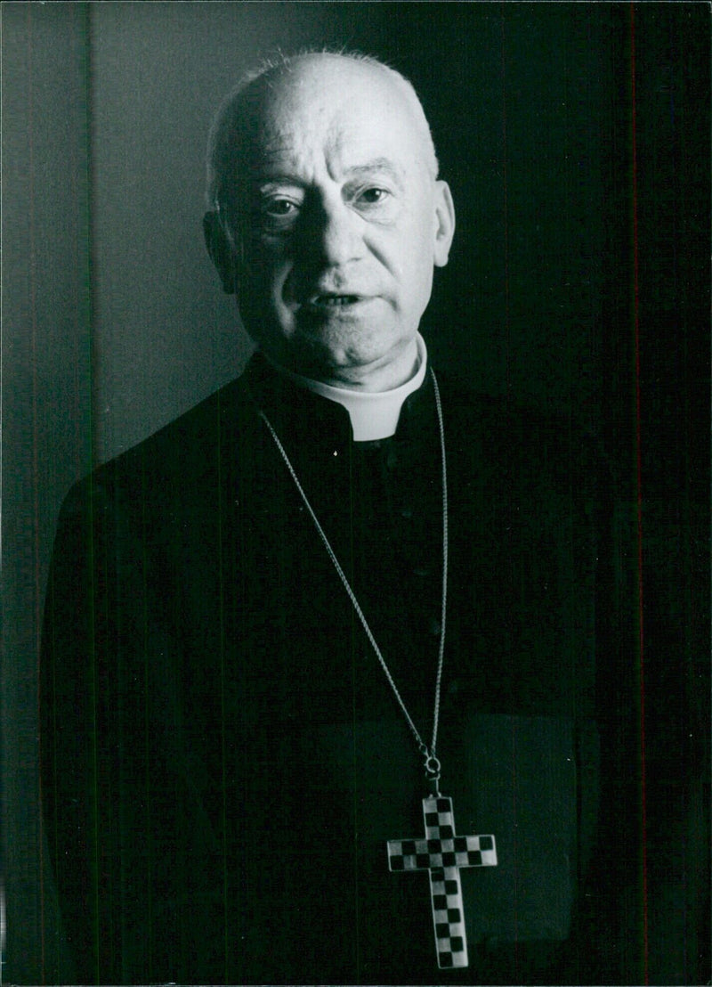 Cardinal Sergio Pignedoli, a Possible Successor to Pope Paul VI - Vintage Photograph