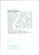 US Diplomat Thomas Pickering at a Delegation Conference - Vintage Photograph