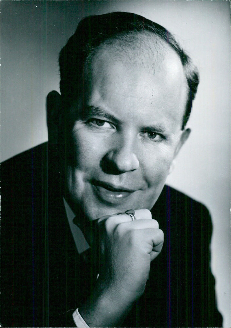 British Politician Reginald Prentice, Member of Parliament for East Ham (North) - Vintage Photograph