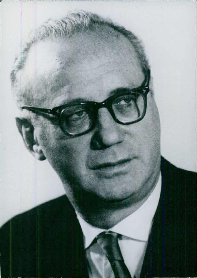 East German Politician Professor Karl Polak - Vintage Photograph