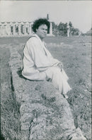 Deri Berkani in the role of Saint Augustine - Vintage Photograph