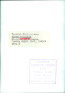 Turkish Politician Hasan Polathan, Minister of Finance - Vintage Photograph