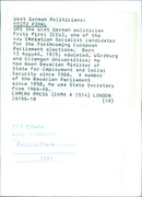 West German Politician Fritz Pirkl - Vintage Photograph