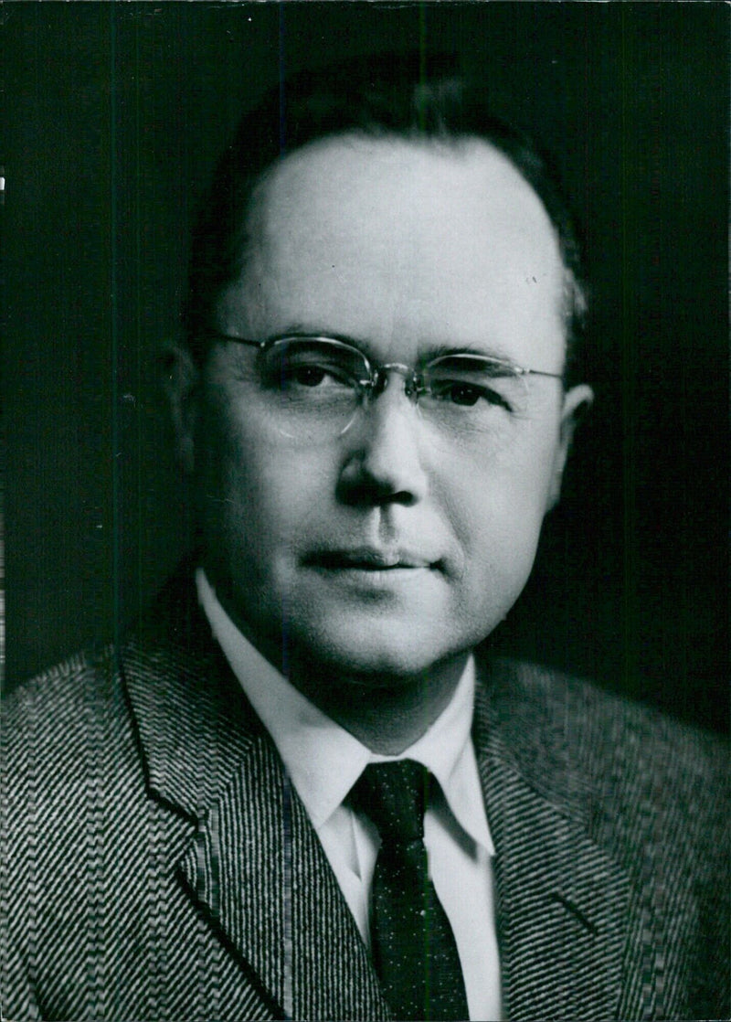 US Politician Howard A. Post, head of the National Resources Department of the U.S. Chamber of Commerce. - Vintage Photograph