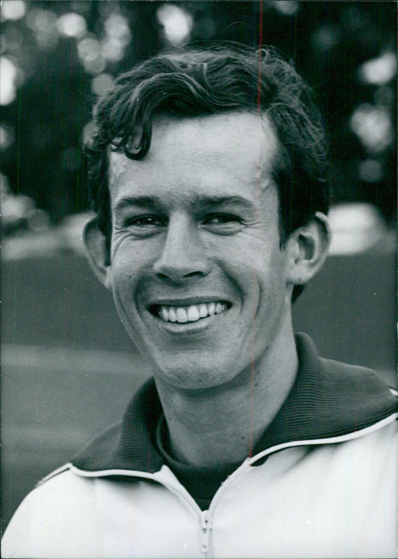 TONY POLHILL, Winner of the 1971 British A,A,A, 1500 metres title - Vintage Photograph