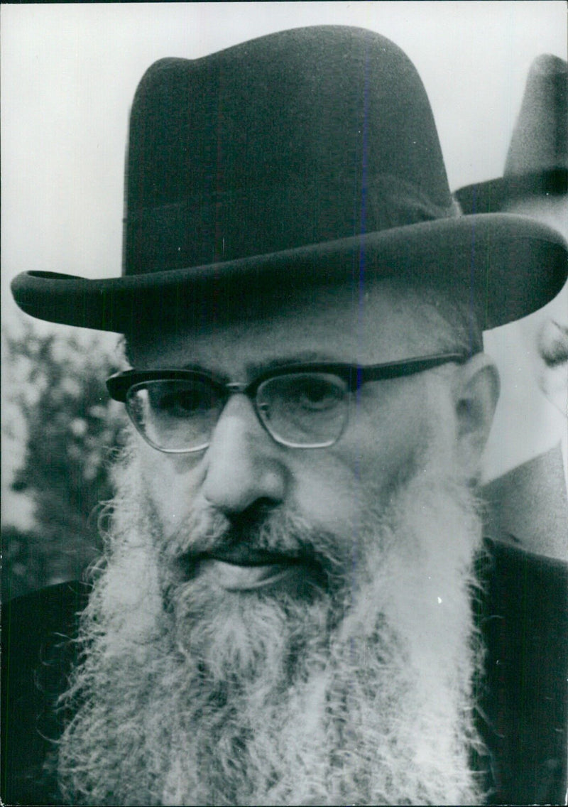 MENACHEM POROSH - Rabbi and Member of the Knesset - Vintage Photograph