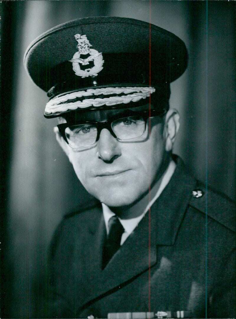 British Service Chiefs: AIR VICE-MARSHAL JOHN FREDERICK POWELL - Vintage Photograph