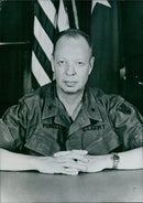 BRIGADIER-GENERAL EDWIN L.POWELL, JR. Assistant Divisional Commander of the 23rd Infantry Division of the U.S. Army Military Assistance Command, Vietnam. - Vintage Photograph