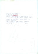 JAIME DE PINIES, Spain's Permanent Representative to the United Nations - Vintage Photograph