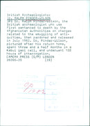 British Archaeologist Dr. Ralph Pinder-Wilson after his release from prison - Vintage Photograph