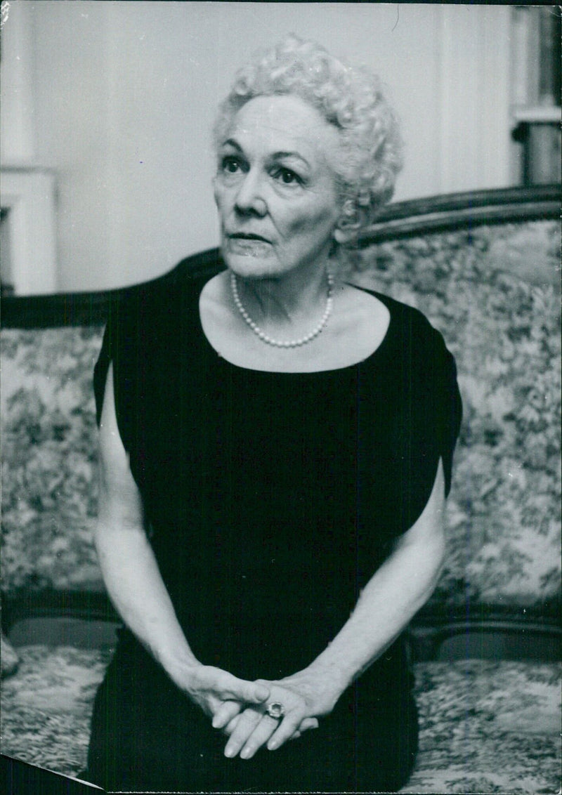 Katherine Anne Porter, American author and lecturer - Vintage Photograph