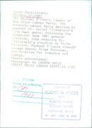 Michael O'Leary, Leader of the Irish Labour Party - Vintage Photograph