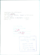 Japanese Politicians: SEISUKE OKUNO - Vintage Photograph