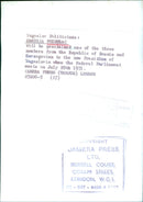 Yugoslav Politician Hamdija Pozierac to Join New Presidium of Yugoslavia - Vintage Photograph