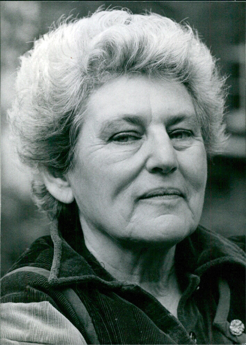 Tillie Olsen, American Novelist and Writer - Vintage Photograph