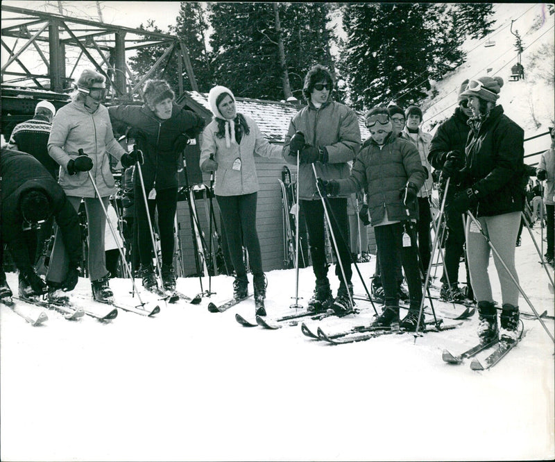 Ethel Kennedy in Sun Valley - Vintage Photograph