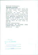 British Producer Richard Olivier - Vintage Photograph