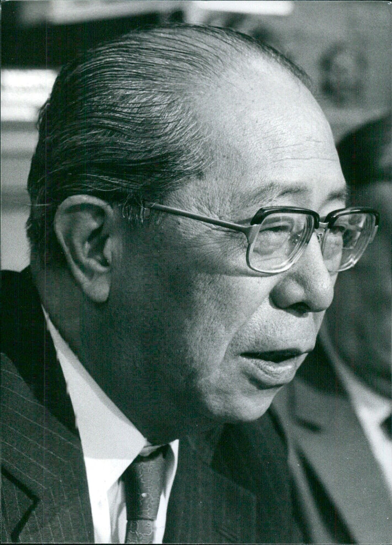 Japanese Government Officials: SABURO OKITA OPS - Vintage Photograph