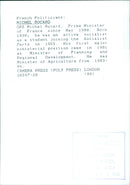 French Politicians: MICHEL ROCARD - Vintage Photograph