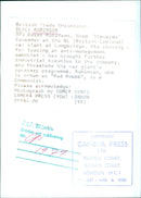 British Trade Unionist Derek Robinson - Vintage Photograph