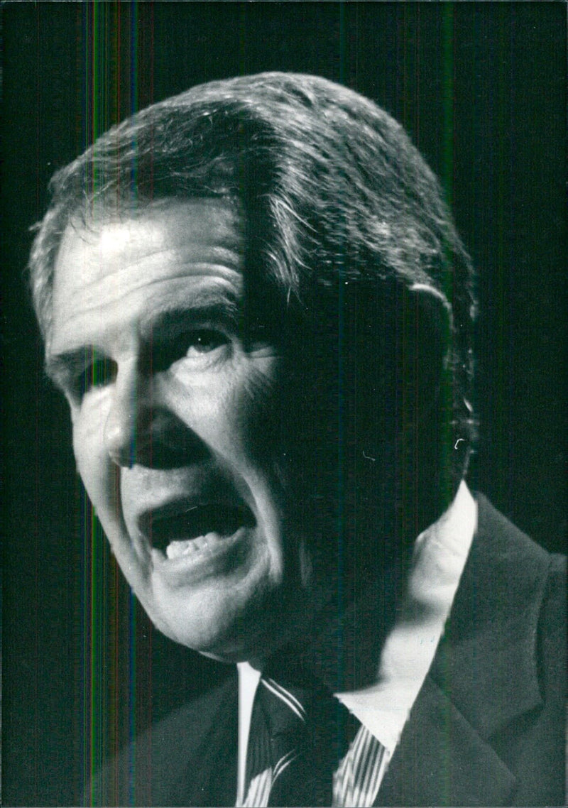 Pat Robertson Announces Candidacy for Republican Presidential Nomination - Vintage Photograph