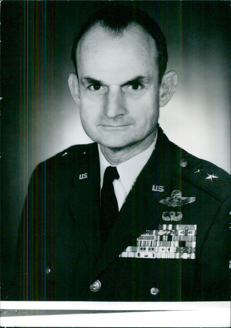 Sn 57 U.S. Service Chiefs: Nai.Gen. EDWIN W. ROBERTSON II OPS - Vintage Photograph