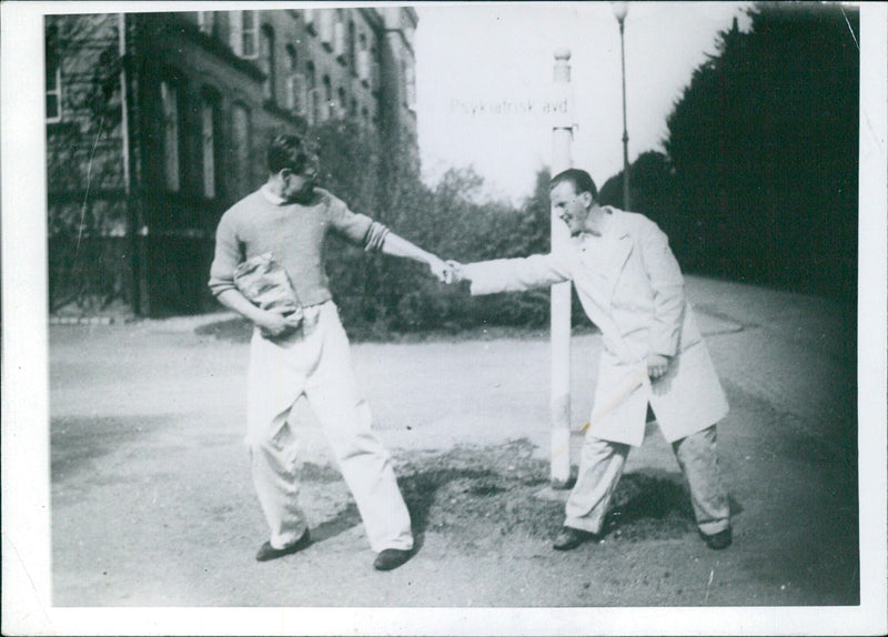 Journalist arrested on suspicion of recruitment activities - Vintage Photograph