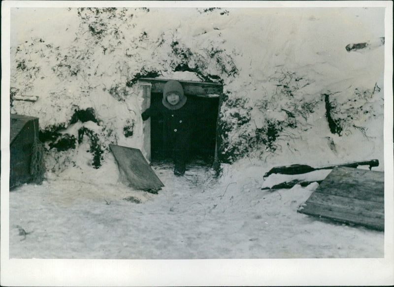 Evacuation of Civilians from Söröy Island - Vintage Photograph