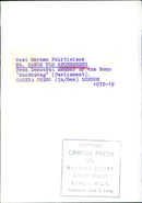 West German Politicians DR. BARON VON RECHENBERG - Vintage Photograph