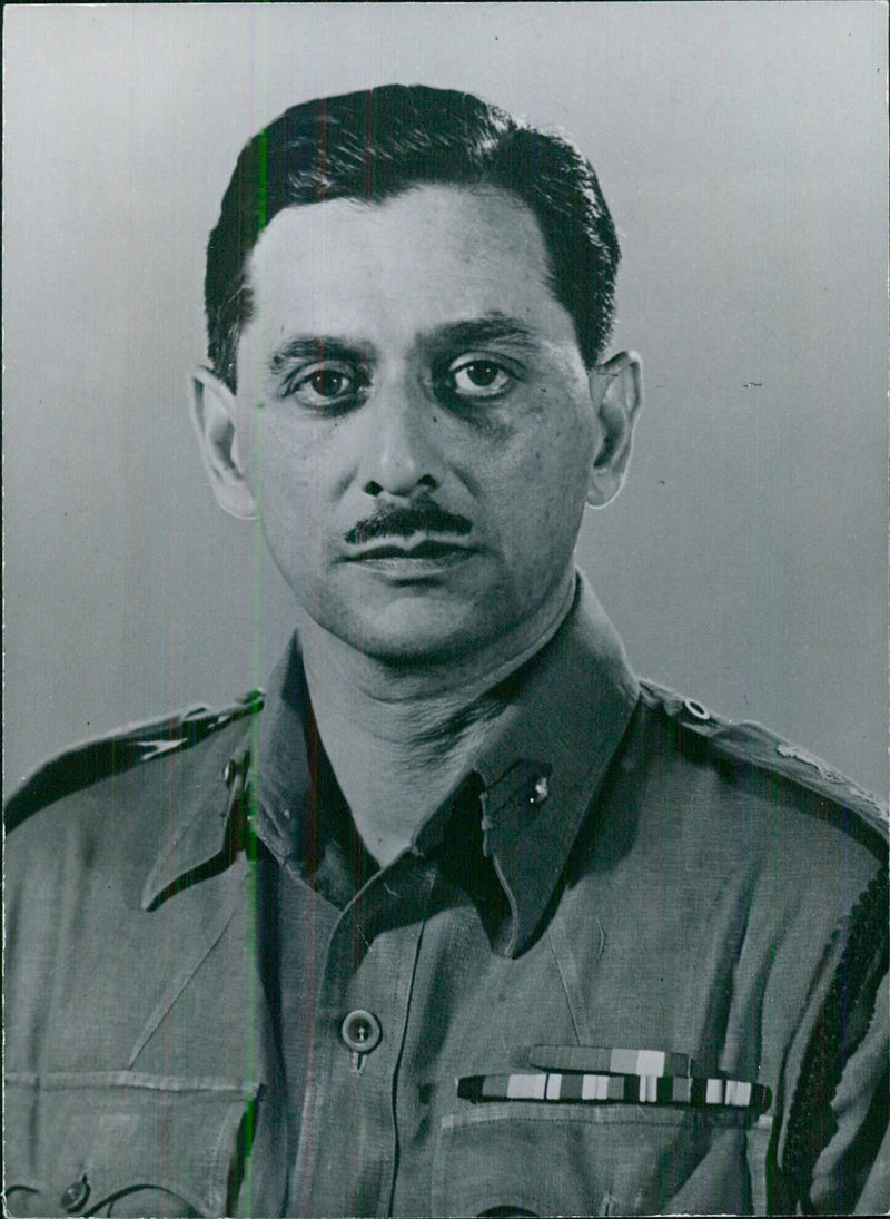 PA Indian Service Chiefs: MAJ. GEN. Y.S. PARANJPE Military Secretary, Indian Army. - Vintage Photograph