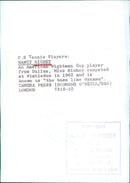 U.S Tennis Player: Nancy Richey - Vintage Photograph