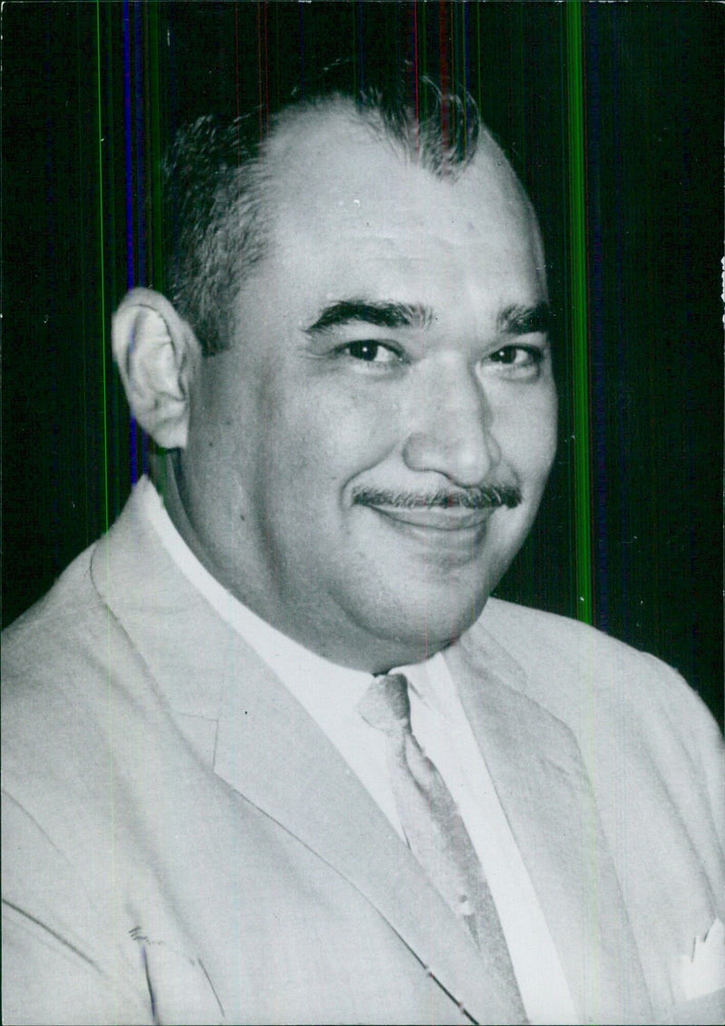 Colonel Adalberto Rivera, Presidente de El Salvador desde 1962 - Vintage Photograph