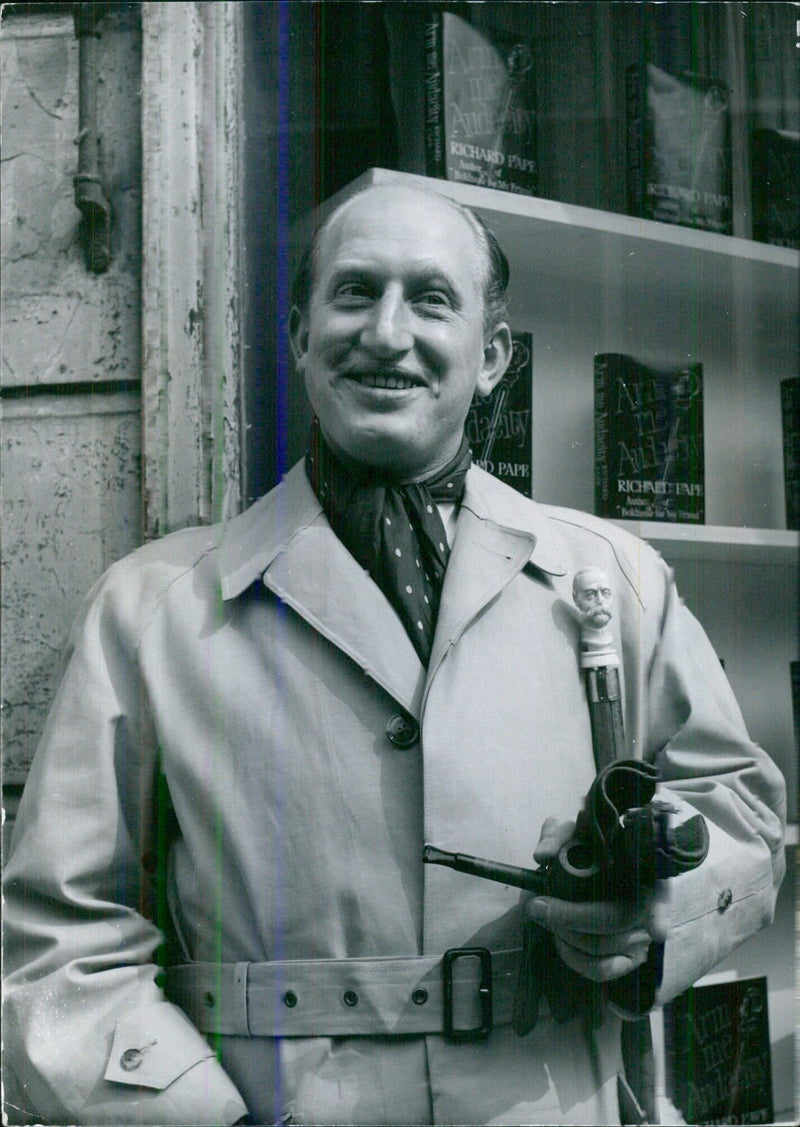 Richard Pape, British author - Vintage Photograph