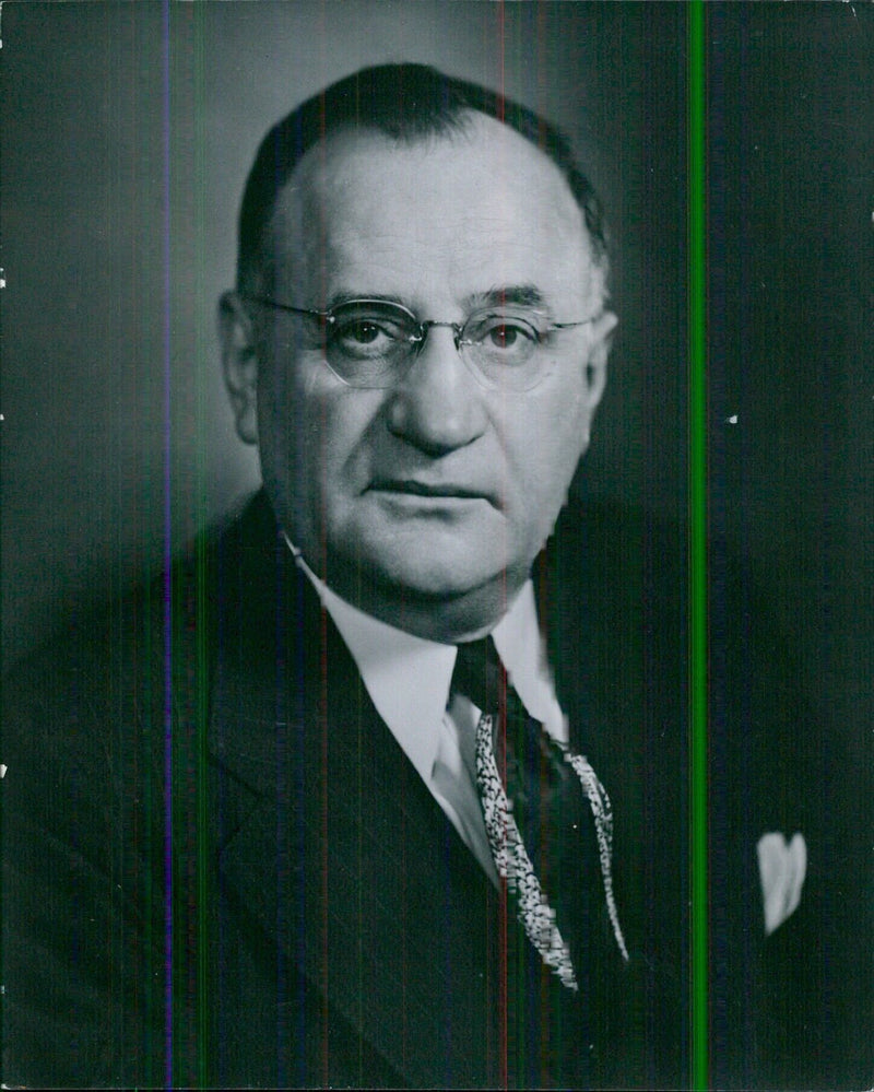 American Labour Leaders: EMIL RIEVE President, Textile Workers Union of America - Vintage Photograph