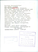 SIR DENIS RICKETT, 2nd Secretary, H.M. Treasury - Vintage Photograph