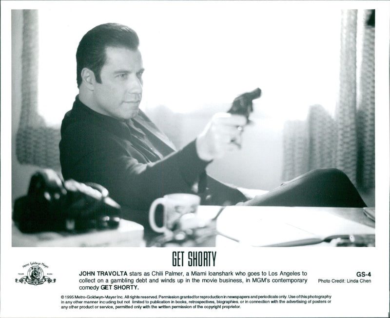 John Travolta stars in "Get Shorty" - Vintage Photograph