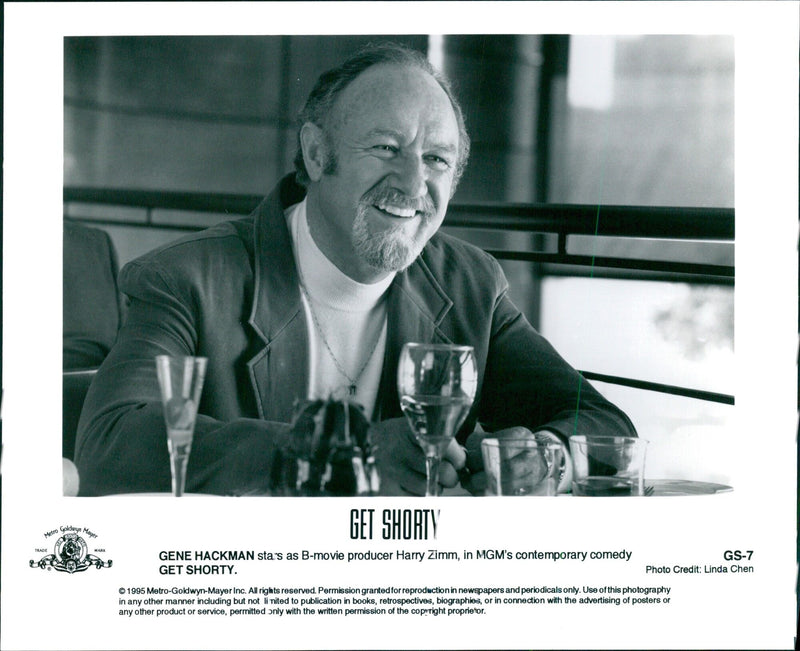 Gene Hackman stars in MGM's comedy "Get Shorty" - Vintage Photograph