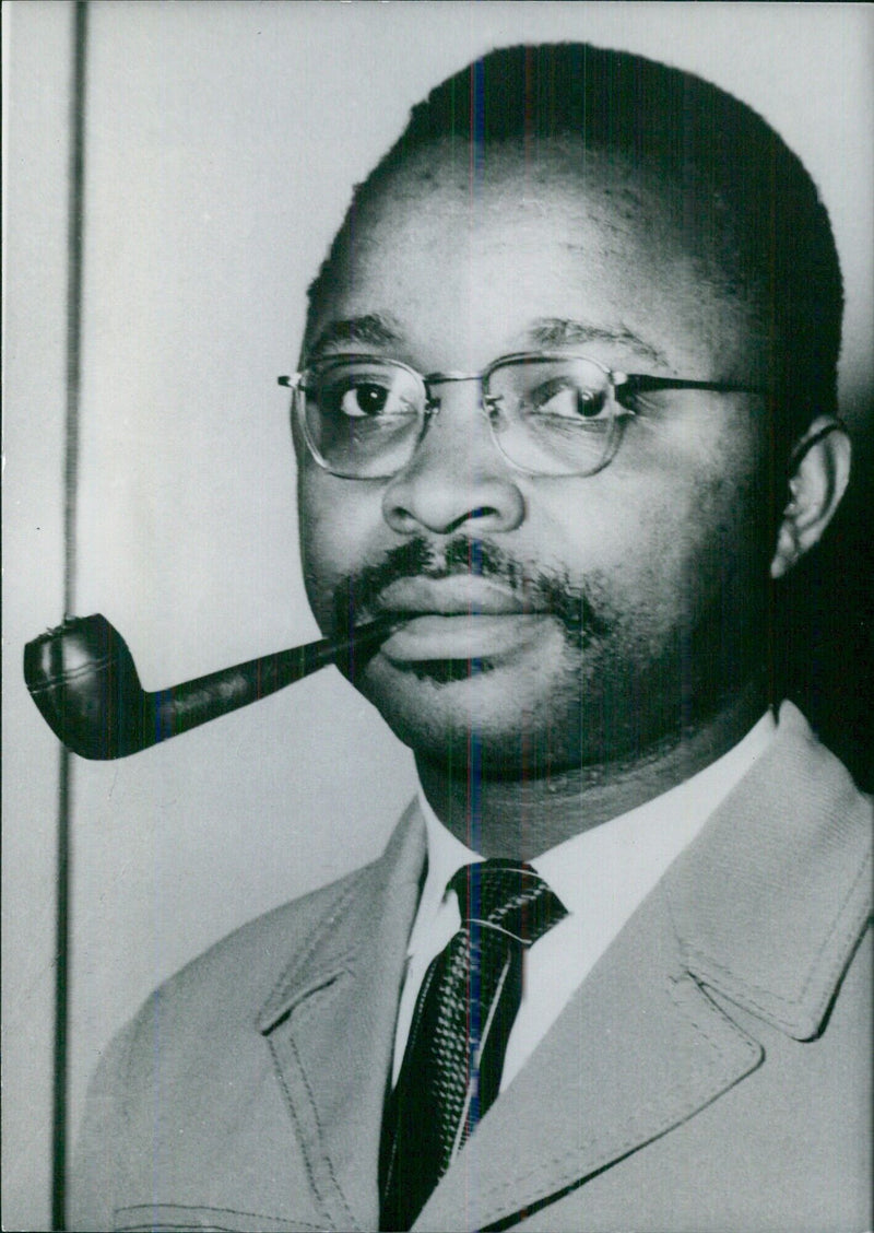 JEAN-MARIE KITITWA, Minister of Planning and Co-ordination in the government set up in November 1965 after President Kasavubu was deposed by Joseph Mobutu, now Head of State of the Democratic Republic of the Congo. - Vintage Photograph