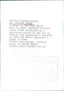 MR. JUSTICE PAYNE - Vintage Photograph