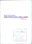 Greek Politicians PRIME MINISTER FIELD MARSHAL PAPAGOS - Vintage Photograph