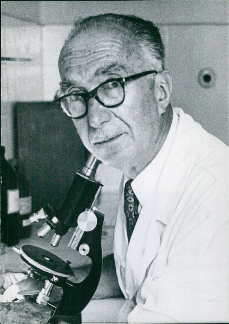 Dr. E. Pampana, Head of Malaria Eradication Department at WHO - Vintage Photograph