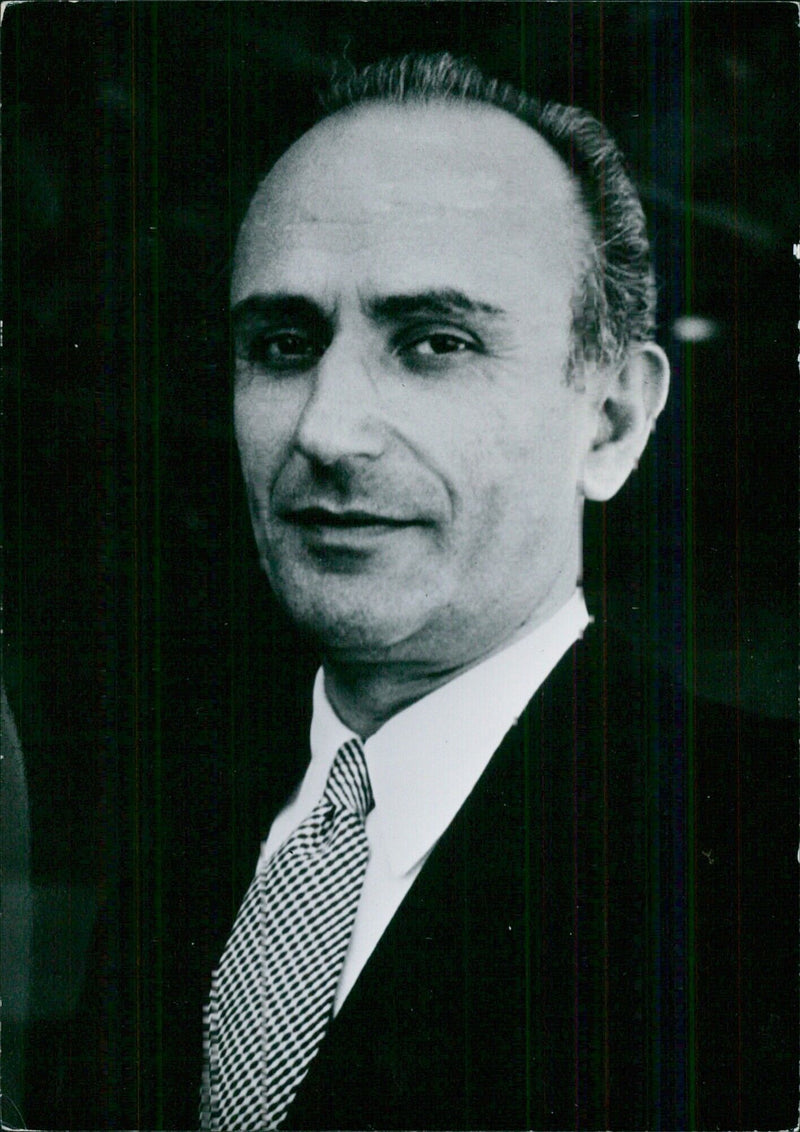 ABOLQASIM PANAHI, Minister of Labour in General Zahedi's Cabinet - Vintage Photograph