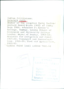Indian Politician SADASHIV PATIL - Vintage Photograph