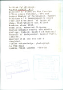 British Politician Walter Padley, M.P. - Vintage Photograph